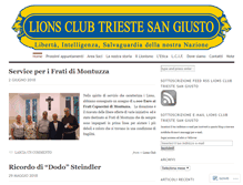 Tablet Screenshot of lionsclubtriestesangiusto.org